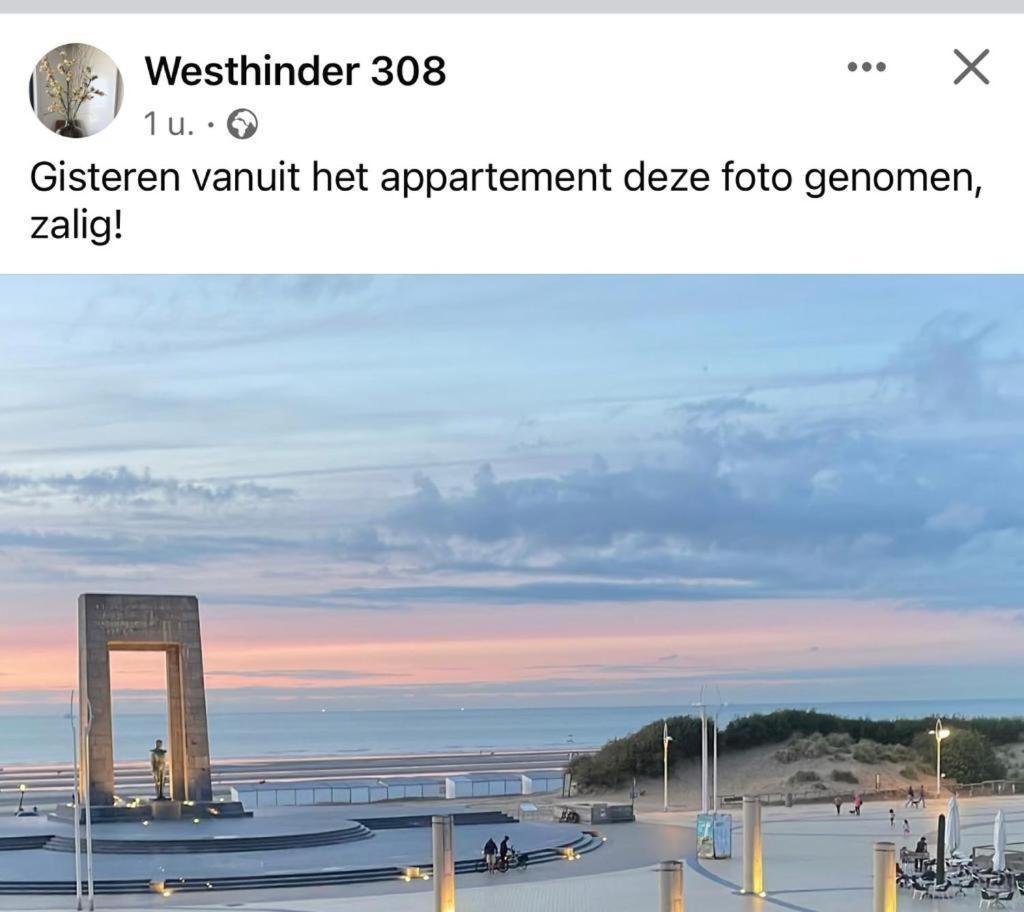 Appartement Westhinder 308 à La Panne Extérieur photo